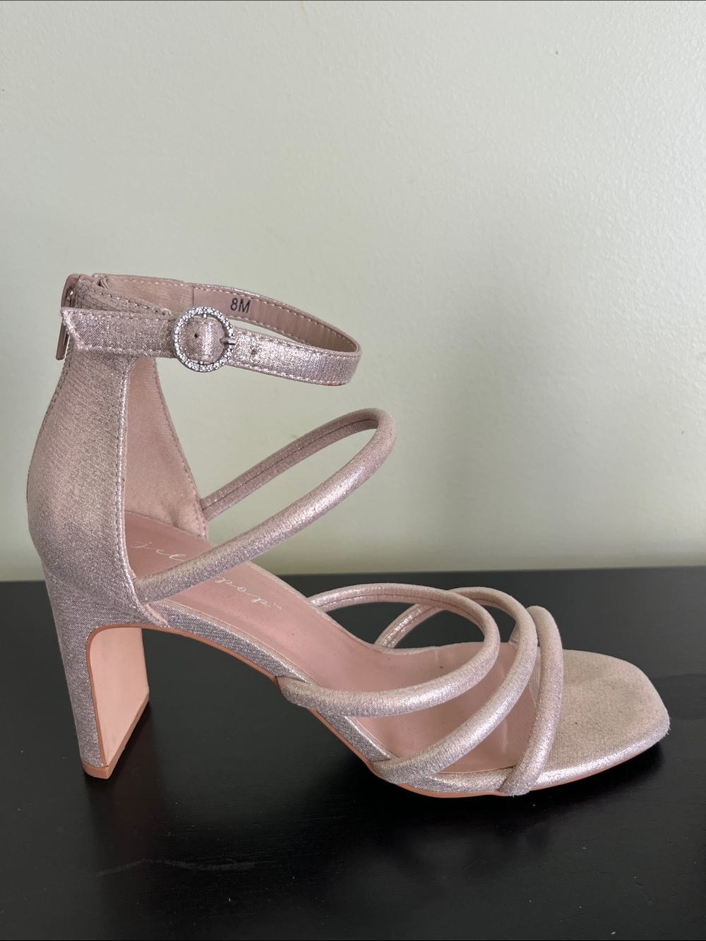 Jellypop™ Bradshaw Gold Strappy Heel